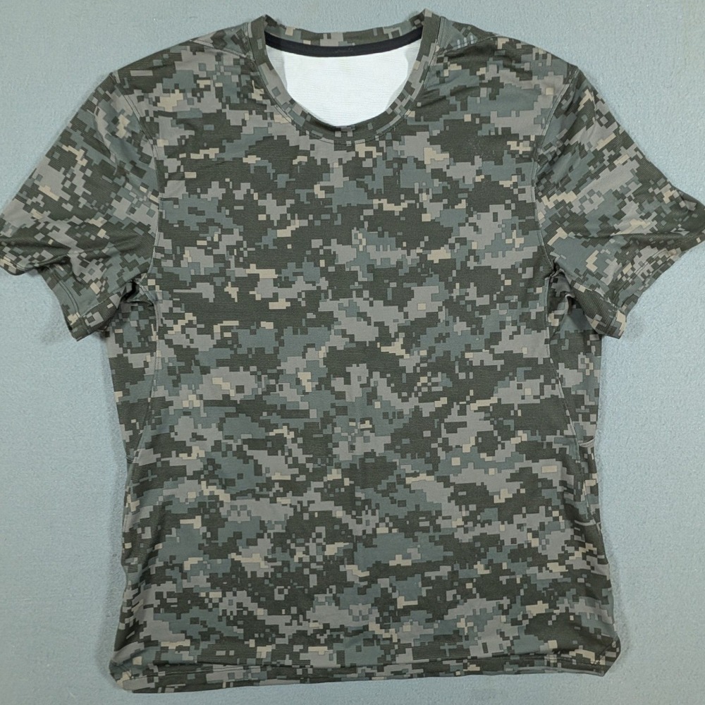 Lululemon Metal Vent Tech Shirt Mens M Digital Camo Short Sleeve Athletic Tee